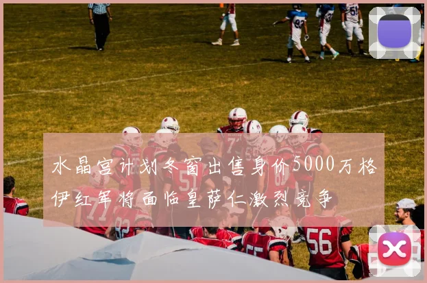 水晶宫计划冬窗出售身价5000万格伊红军将面临皇萨仁激烈竞争